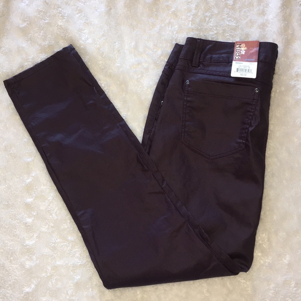 Mud coated skinny jegging